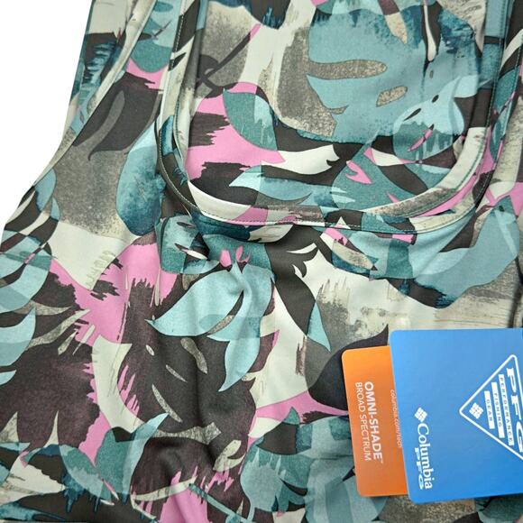 Columbia Freezer III Dress Active Fit Omni-Wick Freeze Shade Cypress Palm MD NWT - Picture 5 of 9